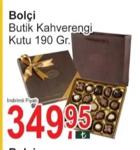 Bolçi Butik Kahverengi Kutu 190 Gr.
