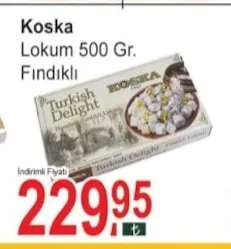 Koska Lokum 500 Gr Fındıklı