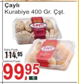 Çaylı Kurabiye 400 Gr. Çşt.