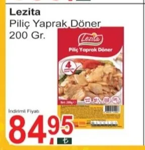 Lezita Piliç Yaprak Döner 200 Gr.