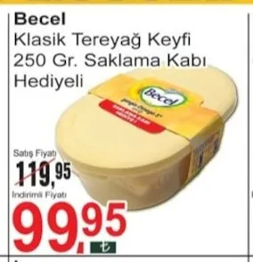 Becel Klasik Tereyağ Keyfi 250 Gr. Saklama Kabı Hediyeli