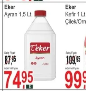 Eker Ayran 1,5 Lt.