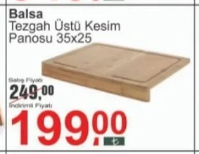 Balsa Tezgah Üstü Kesim Panosu 35X25