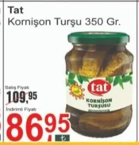 Tat Kornişon Turşu 350 Gr.