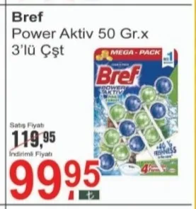Bref Power Aktıv 50 Gr.X 3'Lü Çşt