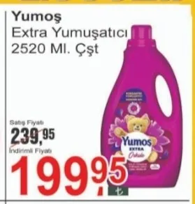 Yumoş Extra Yumuşatıcı 2520 Ml. Çşt
