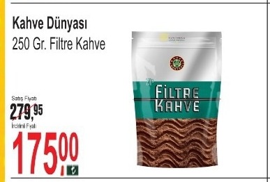 Kahve Dünyası 250 Gr. Filtre Kahve