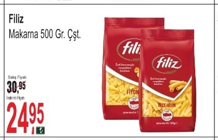 Filiz Makarna 500 Gr. Çşt.