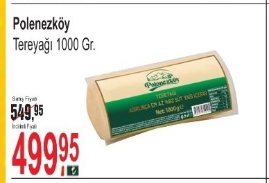 Polenezköy Tereyağı 1000 Gr.