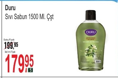 Duru Sıvı Sabun 1500 Ml Çşt