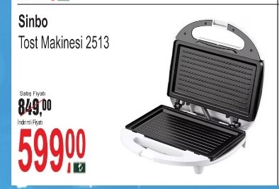 Sinbo Tost Makinesi 2513