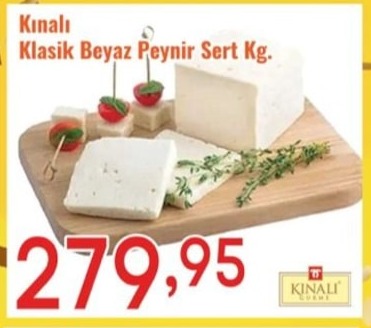 Kınalı Klasik Beyaz Peynir Sert Kg