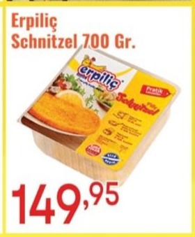 Erpiliç Schnitzel 700 Gr