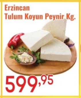 Erzincan Tulum Koyun Peynir Kg.