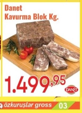Danet Kavurma Blok Kg