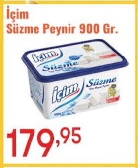 İçim Süzme Peynir 900 Gr.