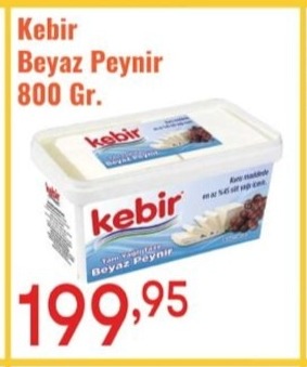 Kebir Beyaz Peynir 800 Gr.