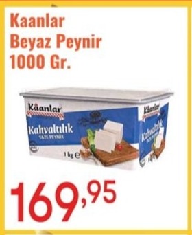 Kaanlar Beyaz Peynir 1000 Gr.
