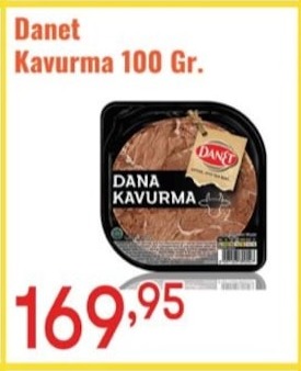 Danet Kavurma 100 Gr.