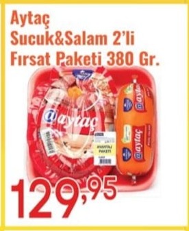 Aytaç Sucuk&Salam İkili Fırsat Paketi 380 Gr.