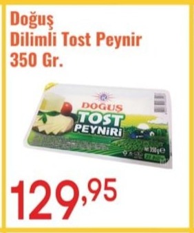 Doğuş Dilimli Tost Peynir 350 Gr.