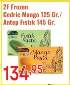 2F Frozen Cedric Mango 125 Gr./ Antep Fıstık 145 Gr.