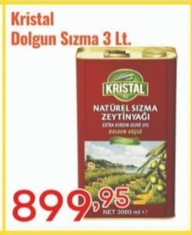 Kristal Dolgun Sızma 3 Lt.