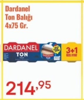 Dardanel Ton Balığı 4X75 Gr.
