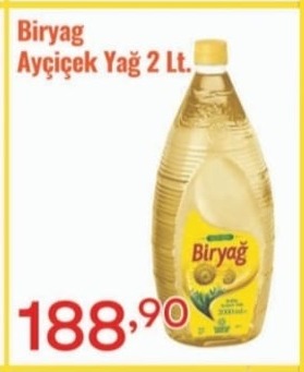 Biryağ Ayçiçek Yağ 2 Lt.
