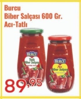 Burcu Biber Salçası 600 Gr.