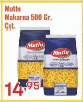 Mutlu Makarna 500 Gr.