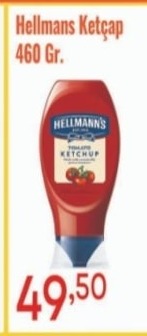 Hellmans Ketçap 460 Gr.