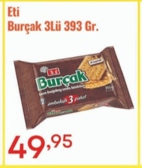 Eti Burçak 3'Lü 393 Gr.