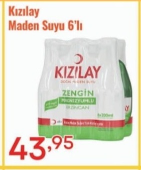 Kızılay Maden Suyu 6'Lı