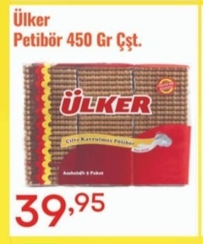 Ülker Petibör 450 Gr Çşt.