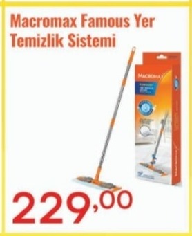 Macromax Famous Yer Temizlik Sistemi