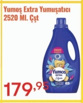 Yumoş Extra Yumuşatıcı 2520 Ml Çşt