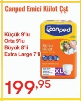 Canped Emici Külot Çşt
