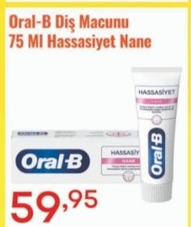 Oral-B Diş Macunu 75 Ml Hassasiyet Nane