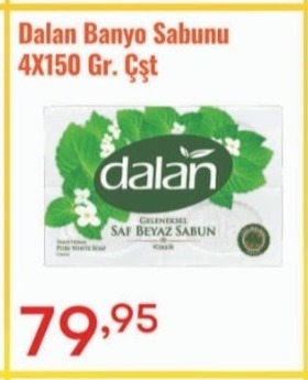 Dalan Banyo Sabunu 4X150 Gr. Çşt