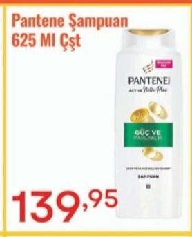 Pantene Şampuan 625 Ml Çeşitleri