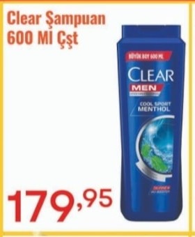Clear Şampuan 600 Ml Çşt