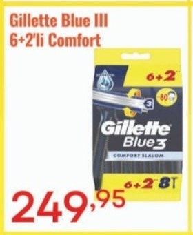 Gillette Blue Iii 6+2'Li Comfort