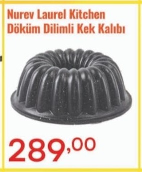 Nurev Laurel Kitchen Döküm Dilimli Kek Kalıbı
