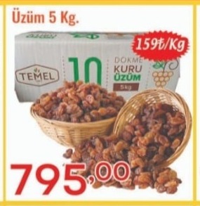 Üzüm 5 Kg