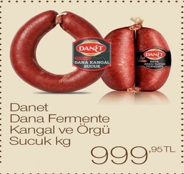 Danet Dana Fermente Kangal Ve Örgü Sucuk Kg