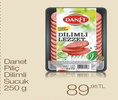 Danet Piliç Dilimli Sucuk 250 G