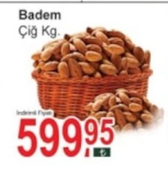 Badem Çiğ Kg