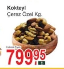 Kokteyl Çerez Özel Kg
