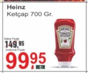 Heinz Ketçap 700 Gr.